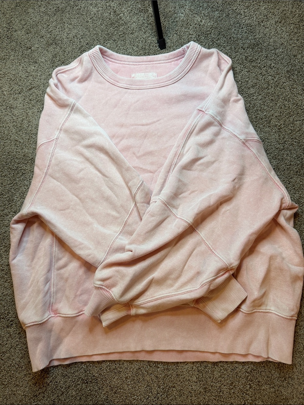 Light Pink Women's Aerie drop shoulder  Sweatshirt